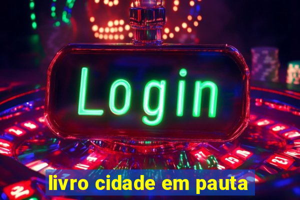livro cidade em pauta